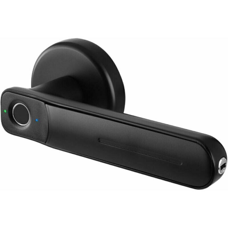 Serrure de porte intelligente à empreintes digitales, serrure électronique biométrique de sécurité à domicile. Dpzo