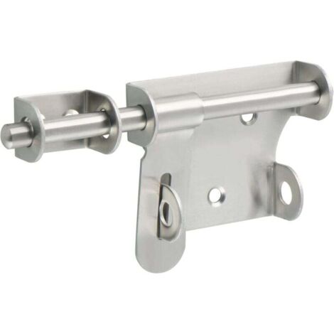 Serrure de porte intérieure, serrure de porte extérieure coulissante de 15 cm, brossée