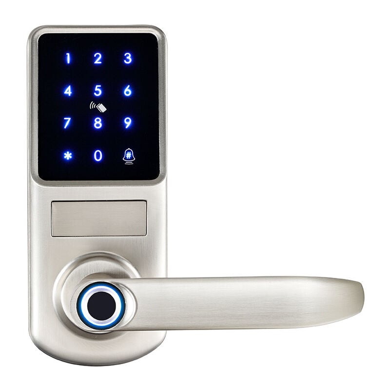 Serrure de porte électronique à empreintes digitales avec application de déverrouillage à distance du clavier numérique sécurisé pour la sécurité de