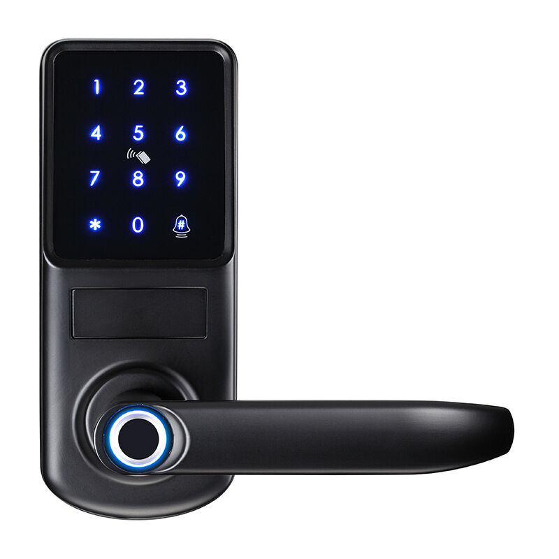 Serrure de porte électronique à empreintes digitales avec application de déverrouillage à distance du clavier numérique sécurisé pour la sécurité de