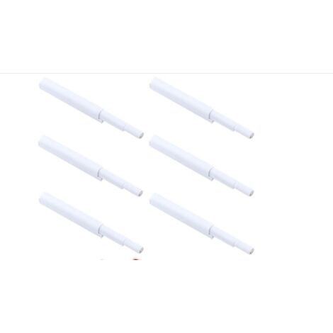 Serrure de porte magnétique invisible tactile, appuyez pour ouvrir, serrure magnétique, blanche (10 pièces)