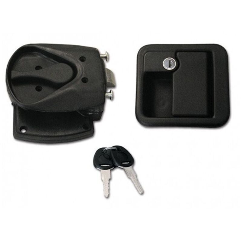 FAP - Serrure de Porte Noire M1 cee – Sécurité Maximale pour Camping-Car