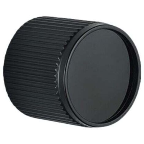 Serrure de porte simple , avec trou de serrure opposé, pour différents types de portes de 35 à 50 mm, noire