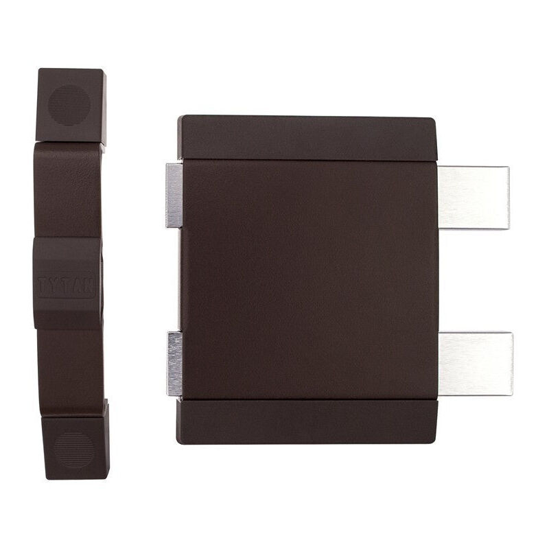 Serrure De Porte Verrou Gerda Sans Bouton Z2 Marron