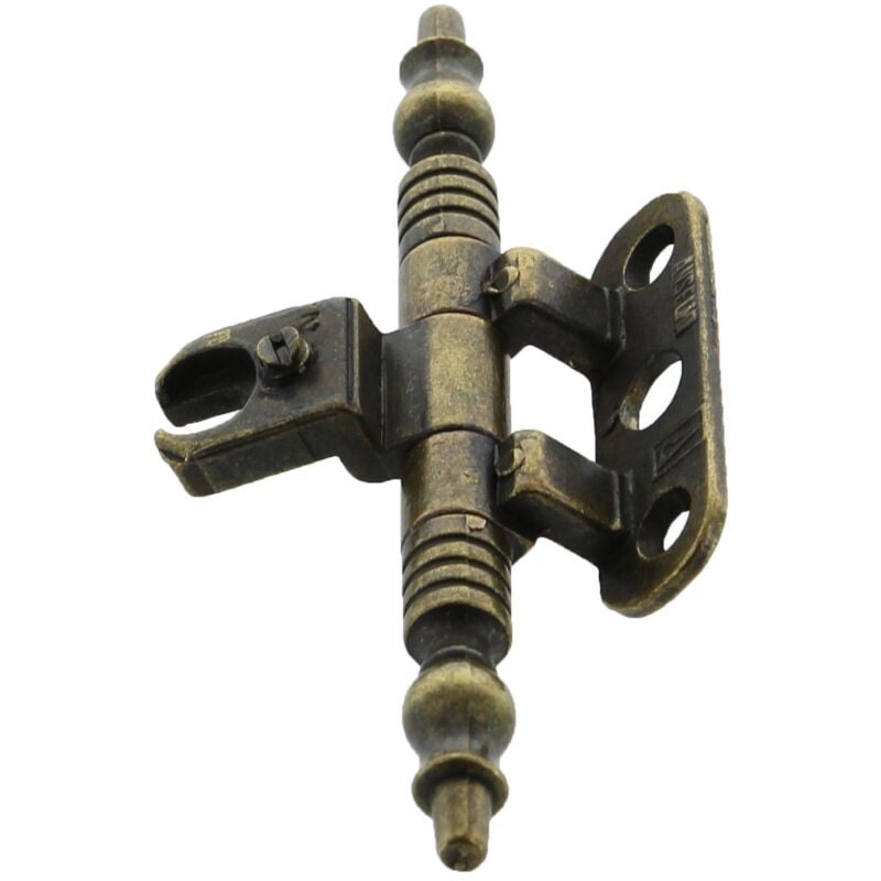 10 x charnières pour l'art du mobilier. a0114 façade bronzée.