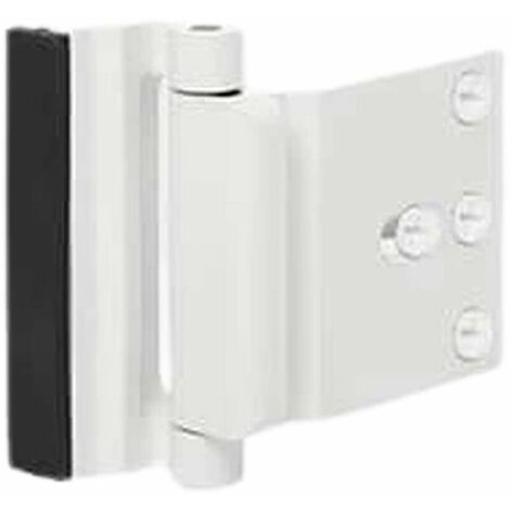 Serrure de renfort de porte Serrure de porte Ceinture de sécurité enfant Vis Serrure de porte Protection de sécurité - Blanc 1pc