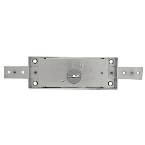 Serrure de rideau 2 points double paneton - VIRO                                                                Galvanisé              55  155