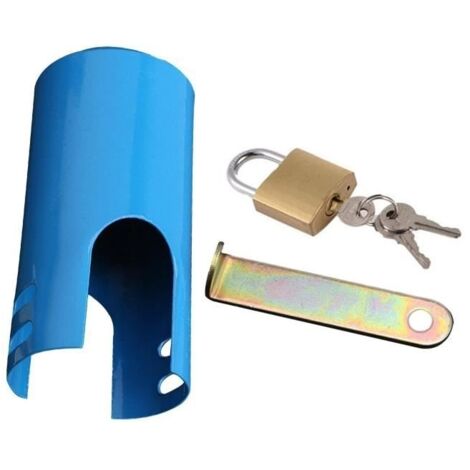 Serrure de robinet d'eau multifonctionnelle, serrure de protection Couvercle de robinet extérieur Tuyau Bavoir pour Gros Calibre