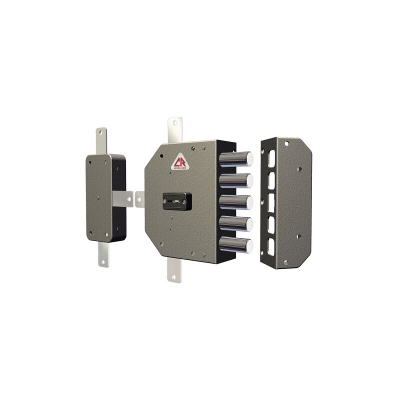 Serrure de sA curitA droite cr 2300 double embout a appliquer sur les portes blindA es