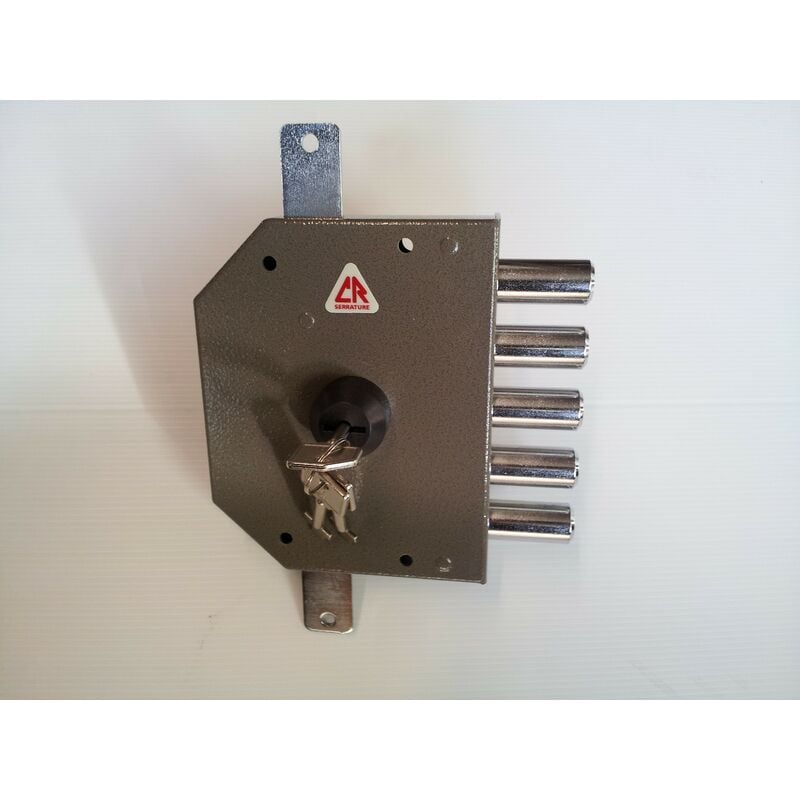 Serrure de sécurité antivol triple avec cylindre de pompe cr art.3200 avec clé - Salon