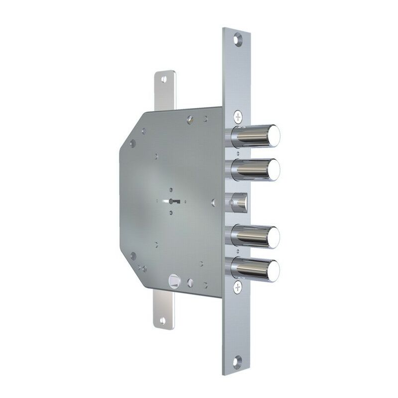 Serrure de sécurité triple à double panneton cr art.2151/28 plus pour insérer des clés courtes + dispositif anti-manipulation - Salon