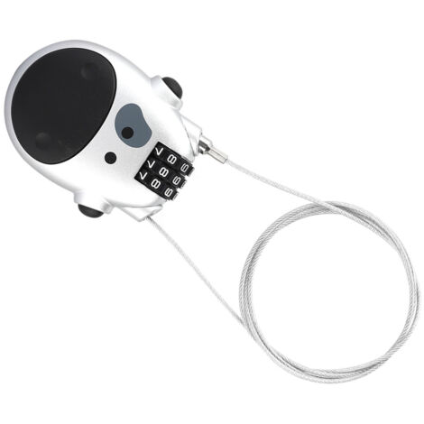 Serrure de sécurité à combinaison 3 chiffres pour vélo, poussette et caddie - Protection par code