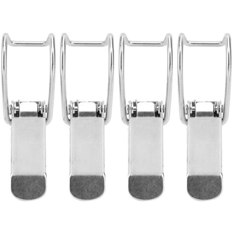 Serrure de sécurité en acier inoxydable pour valise, malle ou porte, lot de 4 pièces résistantes