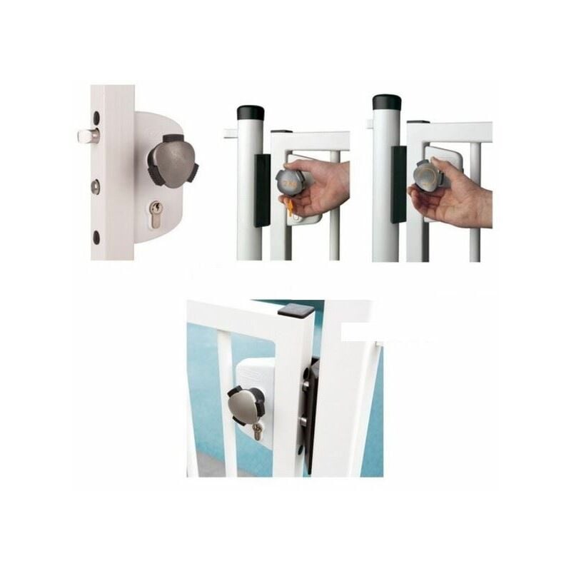 Serrure de sécurité enfant pour piscine/ profil 50 mm/ kidloc / norme nf P90-306 Locinox