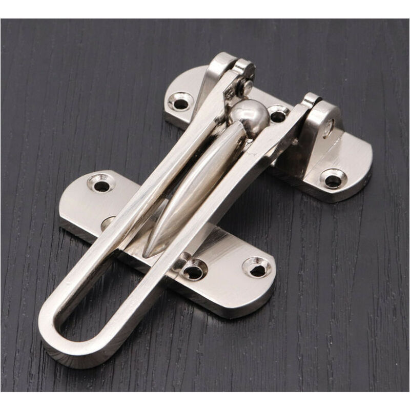 Serrure de sécurité pour enfants de porte d'entrée, alliage d'aluminium épaissi solide (argent)