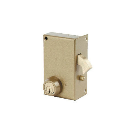 Serrure de sureté verticale à crochet VEGA - JPM Droite  Verticale           45                                        0          Bronze            Avec  120  70