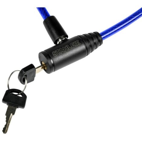 Serrure économique avec clé pour vélo Couleurs assorties Stanlex