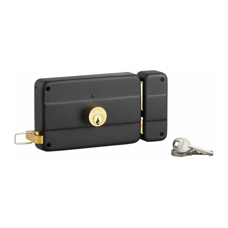 Serrure horizontale à double cylindre à tirage Droite