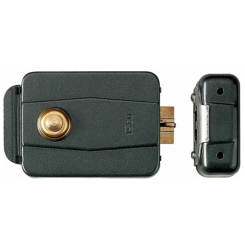 Serrure électrique Iseo 510-60 mm avec bouton poussoir