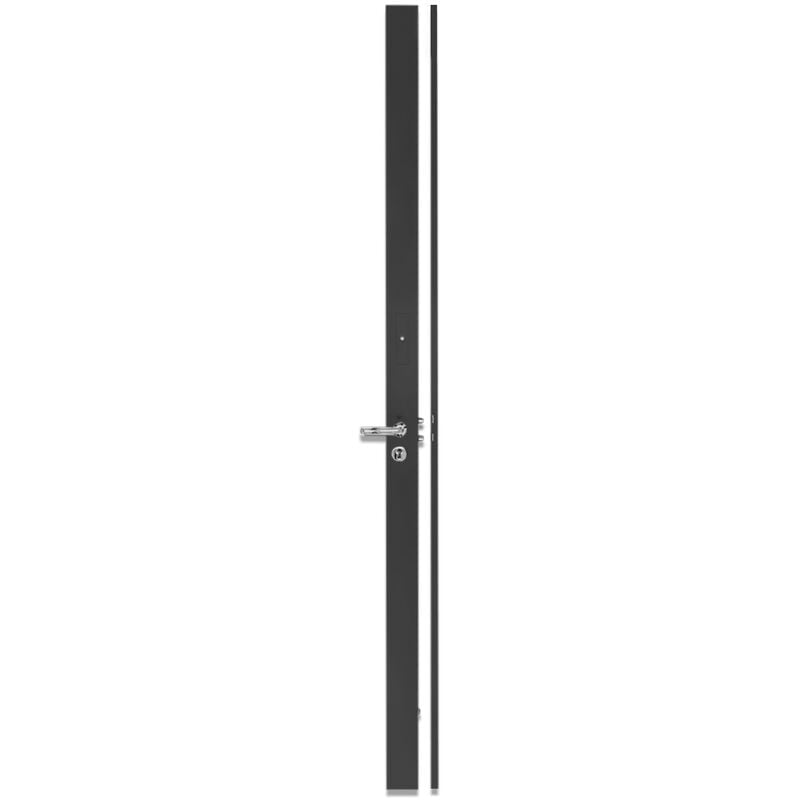 Serrure Electrique ban DOM 300 3 points bouton de sortie et clavier a code Couleur - Noir, Sens Ouverture - Droit Poussant