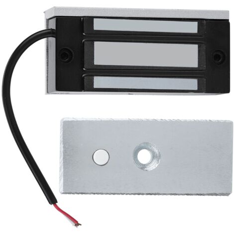 Serrure électromagnétique 24V 60KG pour portes, verrouillage par impulsion électrique