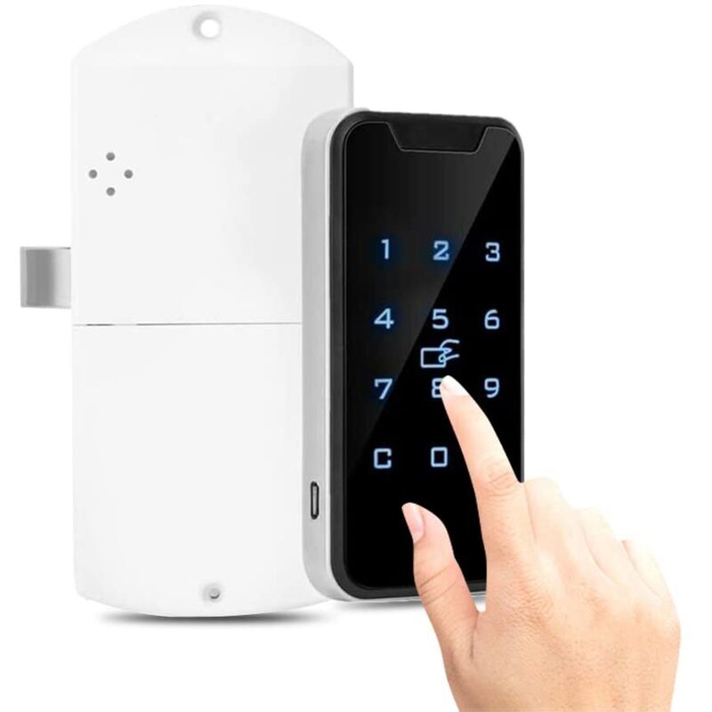 Serrure électronique, Smart Digital RFID Password Lock Touch Keypad Verrouillage électronique du classeur,A