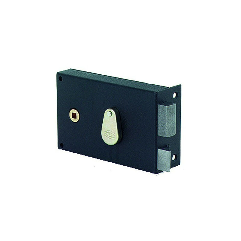 Serrure 4 gorges horizontale JPM fouillot Noir 140 Gauche Horizontale 56 mm 57 mm Avec 88 mm 140