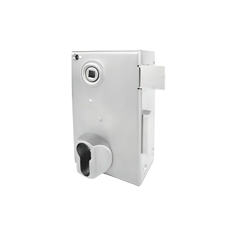 Serrure en applique verticale fouillot série 9814 Jaune/Doré Gauche Tirant Verticale Zingué