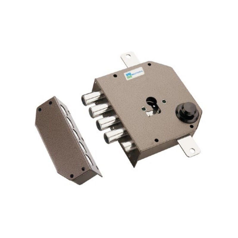 Serrure en applique 3 points 630 marron gauche Mottura 38630VS00X