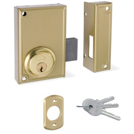 Serrure en applique avec clé à gauche seulement jis 33-7i jis