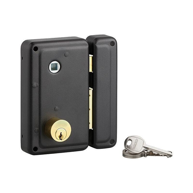 Serrure en applique verticale inventiv - 75x130mm - Ouverture droite