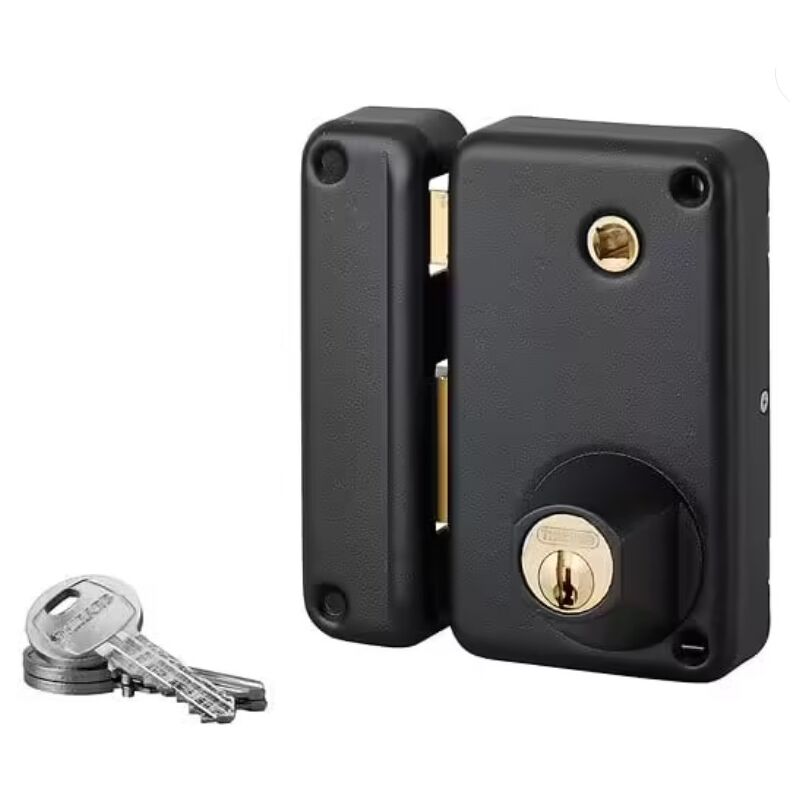 Serrure Applique Verticale Thirard Double Cylindre 75x130mm Gauche