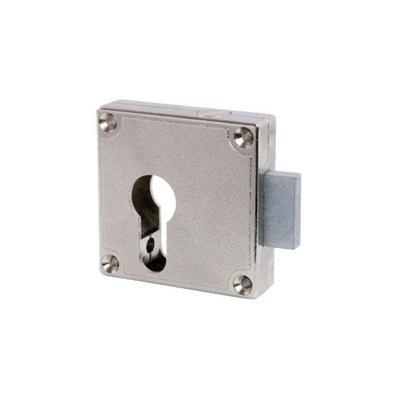 Vachette - Serrure à espagnolette pour demi-cylindre 5464 Argent