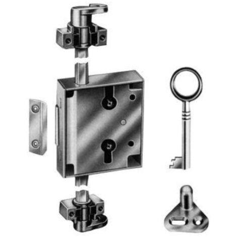Serrure Espagnolette 7010 acier nickel'Š¢