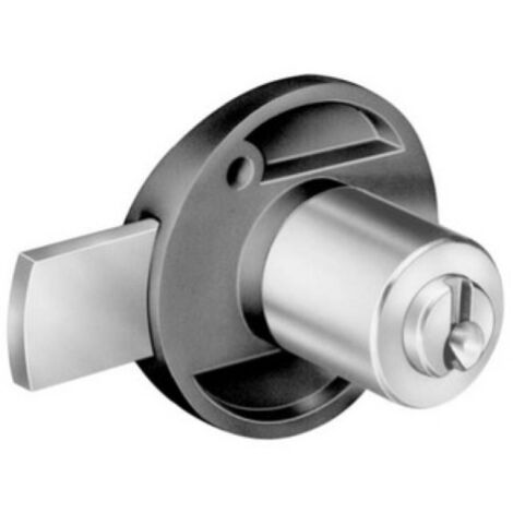 serrure horizontale A  appliquer pour les meubles cylindriques 16,5 x 25 mm
