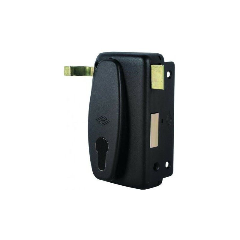 Coffre de serrure vertical à tirage freelox Noir 82 Droite Verticale 45 70 Époxy Avec 132 mm Pê