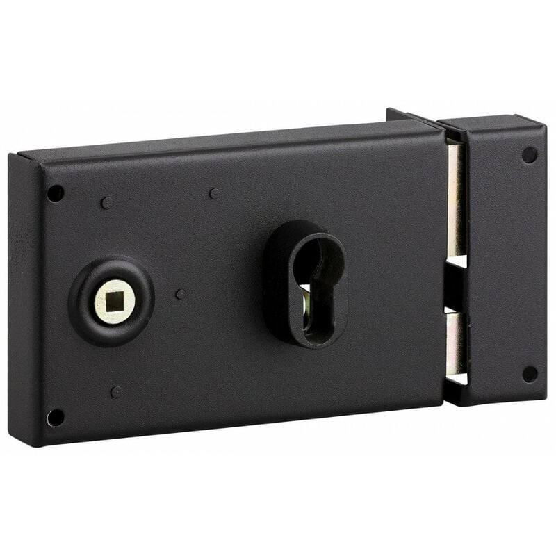 Serrure horizontale pour cylindre à fouillot droite