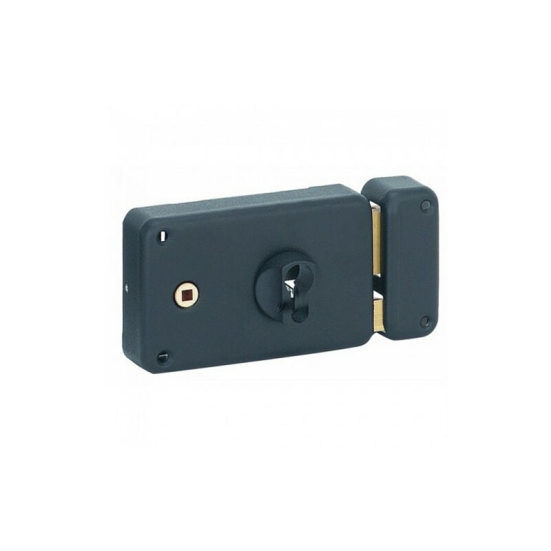 Serrure horizontale pour portail Thirard Noir 88 mm Gauche Horizontale Époxy a Fouillot Avec 140