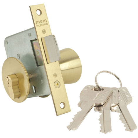 Serrure Hypothécaire Avec Bouton 1561-3-70 Mcm