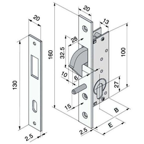 Serrure Inf.All 108.16.01.0 Welka