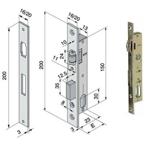 Serrure Inf.All F20 110.15.02.0 Welka
