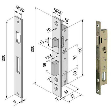 Serrure Inf.All F20 111.15.02.0 Welka