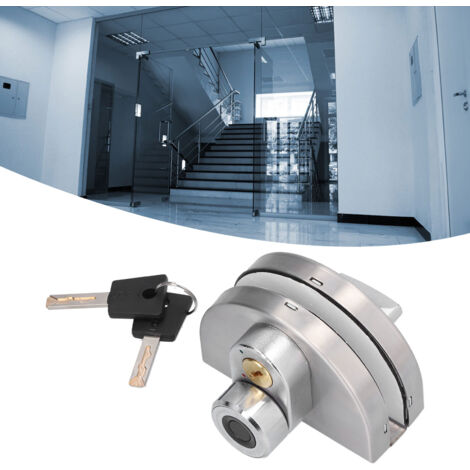 Serrure Intelligente à Empreinte Digitale pour Portes en Verre  Zinc Alloy  8-12mm  100 Empreintes  3 Méthodes
