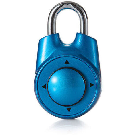 Serrure intelligente bleu Cadenas Serrure à combinaison directionnelle Serrure à bagages de voyage Boîte aux lettres vintage Serrure de gym Serrure intelligente