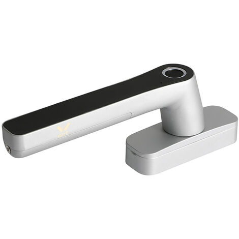Serrure intelligente d'empreintes digitales Serrures de fenêtre de porte d'entrée sans clé Serrure de sécurité sans fil rechargeable Serrure de porte à levier en alliage de zinc Convient pour la poignée gauche et droite pour l'appartement de bureau à domi
