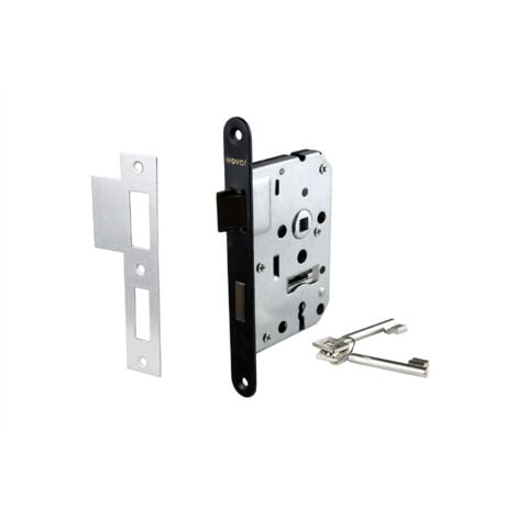 Serrure jour/nuit noire avec clavier PC55 - Par pièce