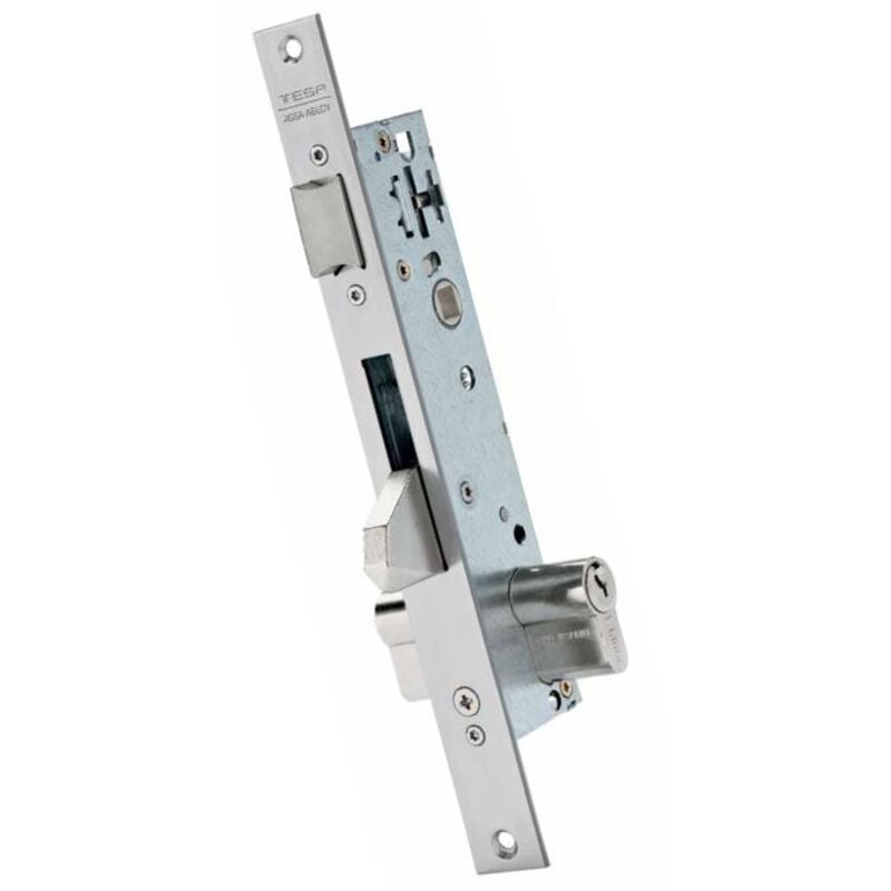 Coffre monopoint ancien model axe de 25mm pêne dormant 1/2 tour -tesa - 421038AI