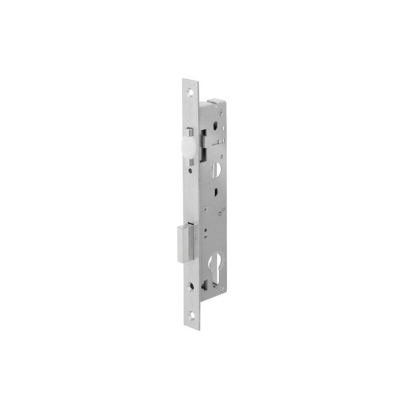 Assa Abloy - Serrure à encastrer monopoint série 2264 Argent 194 mm 26 24 mm Sans 194 mm Pêne dormant et