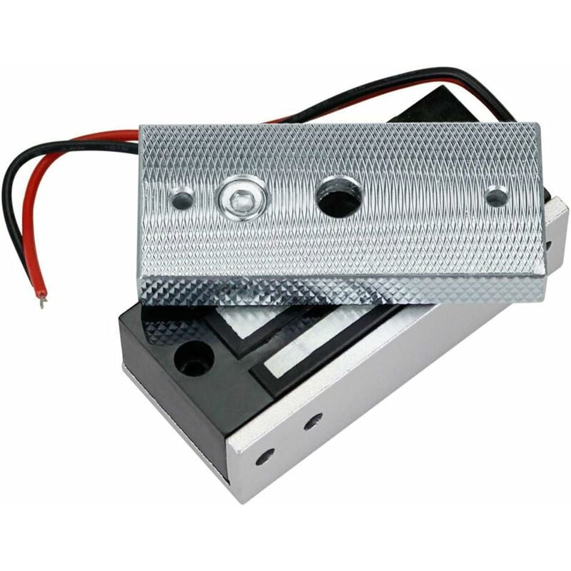 Serrure électrique magnétique 60 kg 135Lbs Serrure électromagnétique pour système de contrôle d'accès, Verrouillage de Porte magnétique dc 12V,