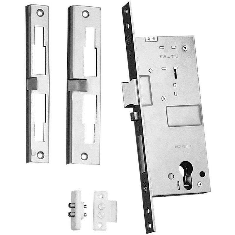 Serrure électrique pour bois yale art.581 avec pêne + 2 tours, entrée 40-50-60 - Salon